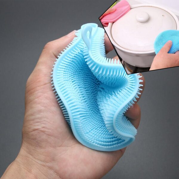 Mix Color Silicone Dish Scrubber