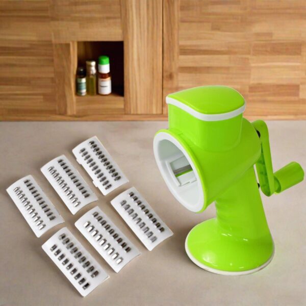 6 in 1 Multi functional Vegetable Cutter & Slicer Hand Machine Cutting, Slice, Cut Thick, Cut Silk All in one –Vege...