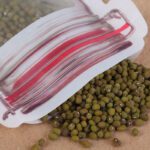 Reusable Airtight Seal Plastic Food Storage Mason Jar Zipper (500ml) - Sleeve Design by Nari Haat, Indian ethnic wear...