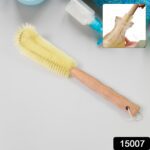 13 inch Bottle Brush, Bristle Brush with Wood Handle - With Dupatta by Nari Haat, Indian ethnic wear, women clothing,...