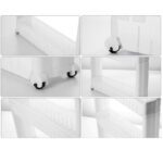 Multipurpose 4 Layer Space Saving Storage Organizer Rack Shelf - Fabric Detail by Nari Haat, Indian ethnic wear, wome...