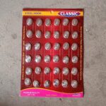 Multipurpose Small Stainless Steel Wall Hanging Hook 36 pc - Full Detail by Nari Haat, Indian ethnic wear, women clot...