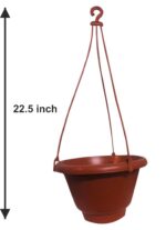 Hanging Flower Pot with Hanging Roap - Back View by Nari Haat, Indian ethnic wear, women clothing, designer suit