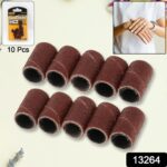 Nail Drill Sanding Band Machine Replacement Bits Pedicure Tool (10 Pcs Set) - With Dupatta by Nari Haat, Indian ethni...