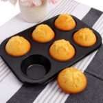 Non-Stick Reusable Cupcake Baking Slot Tray for 6 Muffin Cup - Closeup Embroidery by Nari Haat, Indian ethnic wear, w...