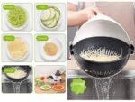 10 in 1 Multifunctional Vegetable Fruits Cutter / Slicer Shredder with Rotating - Full Detail by Nari Haat, Indian et...