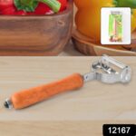 Vegetable and Fruit Peeler with Wooden Handle (1 Pc) - With Dupatta by Nari Haat, Indian ethnic wear, women clothing,...