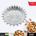 Plastic Silver Finish Serving Tray, Decorative Multipurpose Tray (1 Pc) - With Dupatta by Nari Haat, Indian ethnic we...
