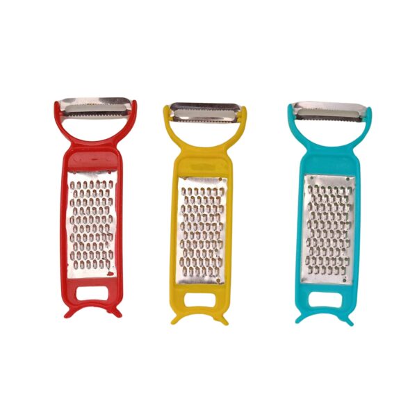 3-in-1 Peeler, Grater & Cutter Set for Kitchen (12 Pc Set) - Front View by Nari Haat, Indian ethnic wear, women cloth...