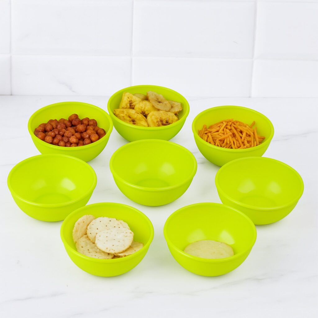 Small Plastic Microwave Safe Bowls Set