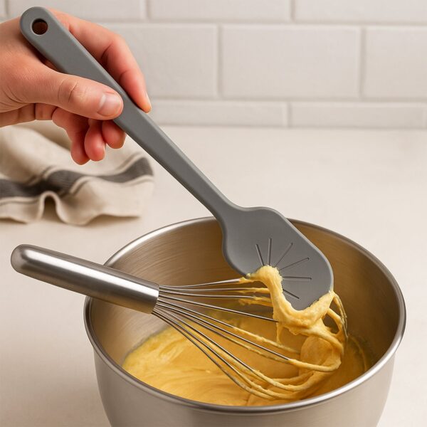 Silicon Whisk Cleaner Kitchen Tool / Whisk Scraper Tool (1Pc) - Front View by Nari Haat, Indian ethnic wear, women cl...