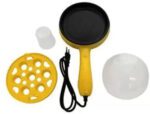 Multi-functional Electric 2-in-1 Egg Frying Pan with Boiler & Measuring Cup - Fabric Detail by Nari Haat, Indian ethn...