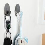 Multipurpose Stainless Steel Adhesive Hooks - Back View by Nari Haat, Indian ethnic wear, women clothing, designer suit