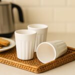Set of 3 Small Reusable Plastic Coffee Tea Cups