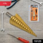 Step Drill Bit For Metal, High-Speed Steel Step Drill Bit (1 Pc / 4-32 MM) - With Dupatta by Nari Haat, Indian ethnic...