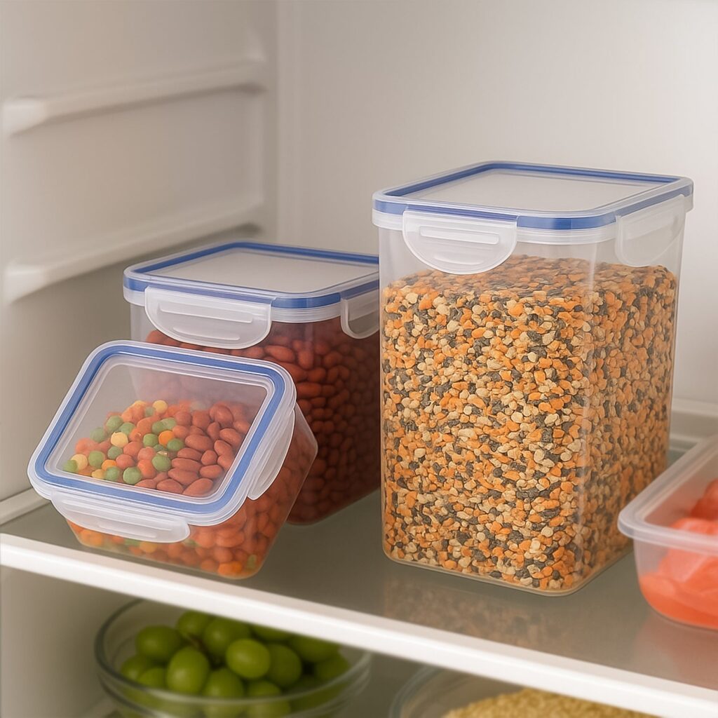 Set of 3 Airtight Food Storage Containers