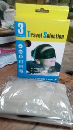 3in1 Air Travel Kit with Pillow, Ear Buds & Eye Mask - Full Detail by Nari Haat, Indian ethnic wear, women clothing, ...