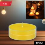 Tealight Diwali Candle – Smokeless, Long-Burning, Mix Color (1 Pc) - With Dupatta by Nari Haat, Indian ethnic wear,...