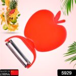 Apple Shaped Folding Vegetable Peeler for Kitchen Fruit Peeling vegetables - With Dupatta by Nari Haat, Indian ethnic...