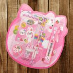 8 in1 Mix Stationery Gift Set for Kids, School, Office Product Gift - Closeup Embroidery by Nari Haat, Indian ethnic ...