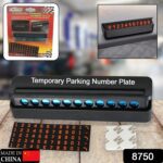 Temporary Car Parking Mobile Number Display with Magnetic Numbers Stickers  (1Pc) - With Dupatta by Nari Haat, Indian...