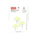 Multipurpose Self-Adhesive Wall Hooks for Home & Bath (3 Pc, Heavy Duty) - Sleeve Design by Nari Haat, Indian ethnic ...