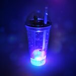 LED Double Wall Plastic Tumbler Cups (Pack Of 1) - Back View by Nari Haat, Indian ethnic wear, women clothing, design...