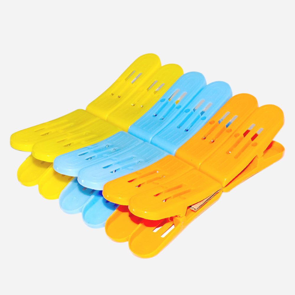Multicolour Plastic Double Pin Clips