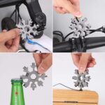 Durable 18-in-1 Snowflake Multi-Tool – Bottle Opener & Screwdriver Wrench Kit - Fabric Detail by Nari Haat, Indian ...