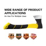 '-600g Hatchet Axe Fiberglass Body Rubberized Handle - Fabric Detail by Nari Haat, Indian ethnic wear, women clothing...