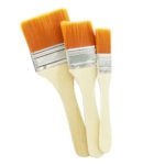 Artistic Flat Painting Brush - Set of 3 - Front View by Nari Haat, Indian ethnic wear, women clothing, designer suit