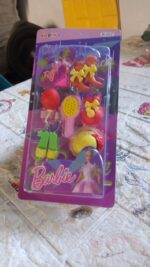 Fancy & Stylish Mini Erasers for Kids (9 Pc Set) - Fun Designs, Party Favors - Sleeve Design by Nari Haat, Indian eth...