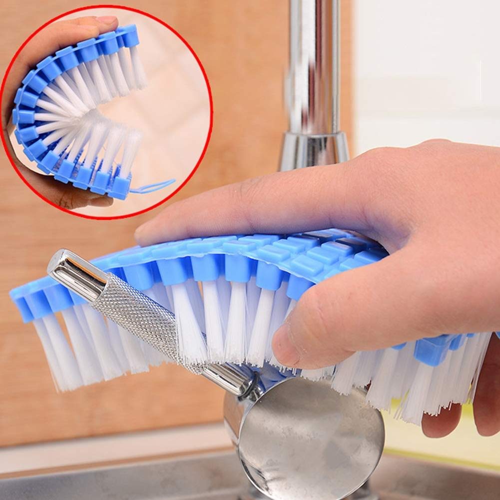 Flexible Plastic Cleaning Brush for Kitchen and Bathroom