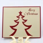Unique 3D -Up Wishing Card (Christmas): 1 Pc - Sleeve Design by Nari Haat, Indian ethnic wear, women clothing, design...