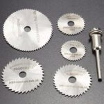 6pcs Metal HSS Circular Saw Blade Set Cutting Discs for Rotary Tool - Front View by Nari Haat, Indian ethnic wear, wo...