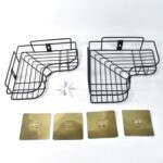 Metal Shower Shelf, Shower Shelf without Drilling (2 Pc) - Sleeve Design by Nari Haat, Indian ethnic wear, women clot...