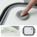 Chopping Board, Dish Rack, Washing Bowl & Draining Basket, 3in1 Multi-Function - Back View by Nari Haat, Indian ethni...