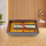 Vacuum Insulated Stainless Steel Flask (1 Pc) - Leak Proof, BPA Free, Hot & Cold - Fabric Detail by Nari Haat, Indian...