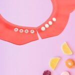 Tear-Free Bath Time: Adjustable Baby Shower Cap (Protects Eyes & Ears) - Closeup Embroidery by Nari Haat, Indian ethn...