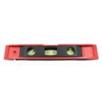 3 Bubble Mini Spirit Level Plastic Torpedo Carpenter's Spirit Level Measurement tools - Back View by Nari Haat, India...