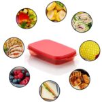 Seal Rectangular 2 Containers Lunch Box - Front View by Nari Haat, Indian ethnic wear, women clothing, designer suit