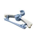 Large Adjustable Plastic Dress Hangers – Space-Saving & Lightweight (5 Pc) - Closeup Embroidery by Nari Haat, India...