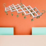 Adjustable Clothes Hanger with 29 Clips – Windproof Dryer Rack - Back View by Nari Haat, Indian ethnic wear, women ...