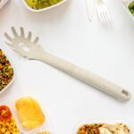 Plastic Kitchen Utensil - Heat-Resistant Non-Stick Whisk, Pasta & Soup Spoon (1 Pc ) - Neckline Detail by Nari Haat, ...