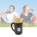 Stainless Steel Thermos Flask (Multiple Sizes): Travel Mug, Coffee, Tea (Leakproof) - Back View by Nari Haat, Indian ...