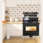 Peel and Stick Floor Tiles Kitchen / Bathroom Backsplash Sticker Detachable Waterproof DIY Tile Stickers for Wall Dec...