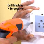 Portable Electric Screwdriver Set with 45 Bits (1 Set) - Closeup Embroidery by Nari Haat, Indian ethnic wear, women c...