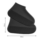 Non-Slip Silicone Rain Anti skid Waterproof Fordable Boot Shoe Cover ( Large ) - Fabric Detail by Nari Haat, Indian e...
