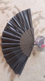 Folding Handheld Pretty Hand Fan Wedding Party Accessory Pocket Sized Fan (1 Pc) - Full Detail by Nari Haat, Indian e...