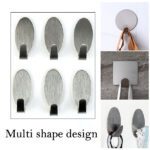 Heavy Duty Self Adhesive Hook Sticky (Pack of 6) - Fabric Detail by Nari Haat, Indian ethnic wear, women clothing, de...